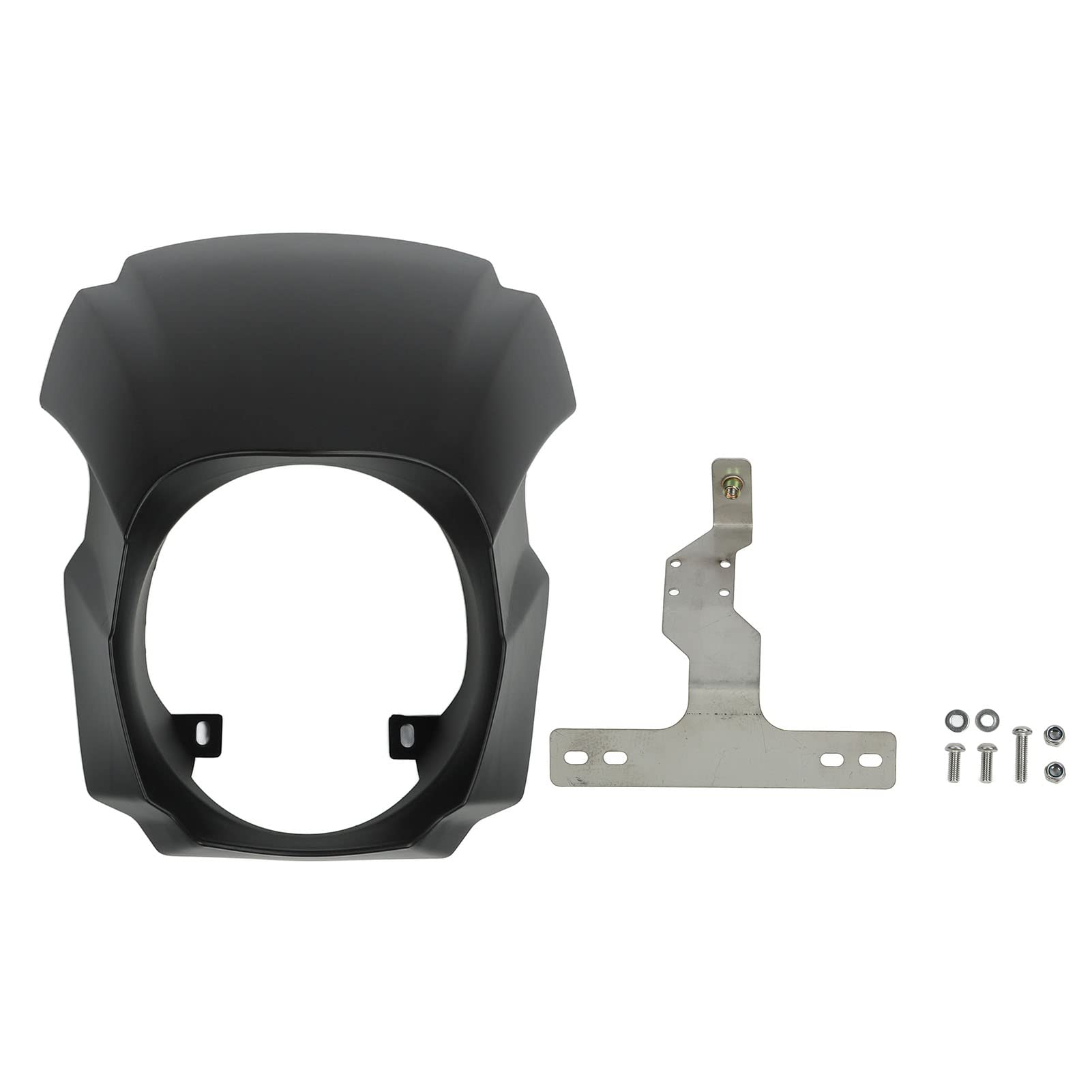 Ldafava Motorrad-Scheinwerferabdeckung, glatter Rand, Ersatz des Scheinwerfer-Verkleidungsbildschirms, reduziert Ermüdung, verbessert die Stabilität für das Breakout FXBR FXBRS-Modell (Matt schwarz) Ldafava Motorrad-Scheinwerferabdeckung, glatter Rand, Ersatz des Scheinwerfer-Verkleidungsbildschirms, reduziert Ermüdung, verbessert die Stabilität für das Breakout FXBR FXBRS-Modell (Matt schwarz) von Ldafava