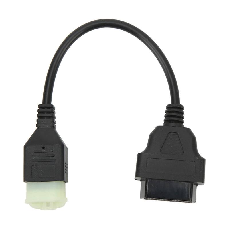 Ldafava OBD2-Diagnosekabel, 6-poliger OBDII-Adapter, stabiles Übertragungs-ECU-Programmierwerkzeug für Motorrad-Tune, ABS-Metallmaterial von Ldafava