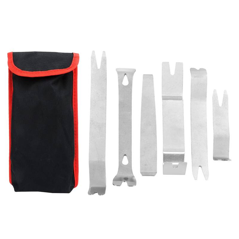 Ldafava Professionelles Auto Audio -Entferner Ergonomische Pry -Demontagewerkzeuge Kit für das Dashboard Interior Panel Central Control 6PCS Metall -Werkzeuge mit Speichertasche von Ldafava