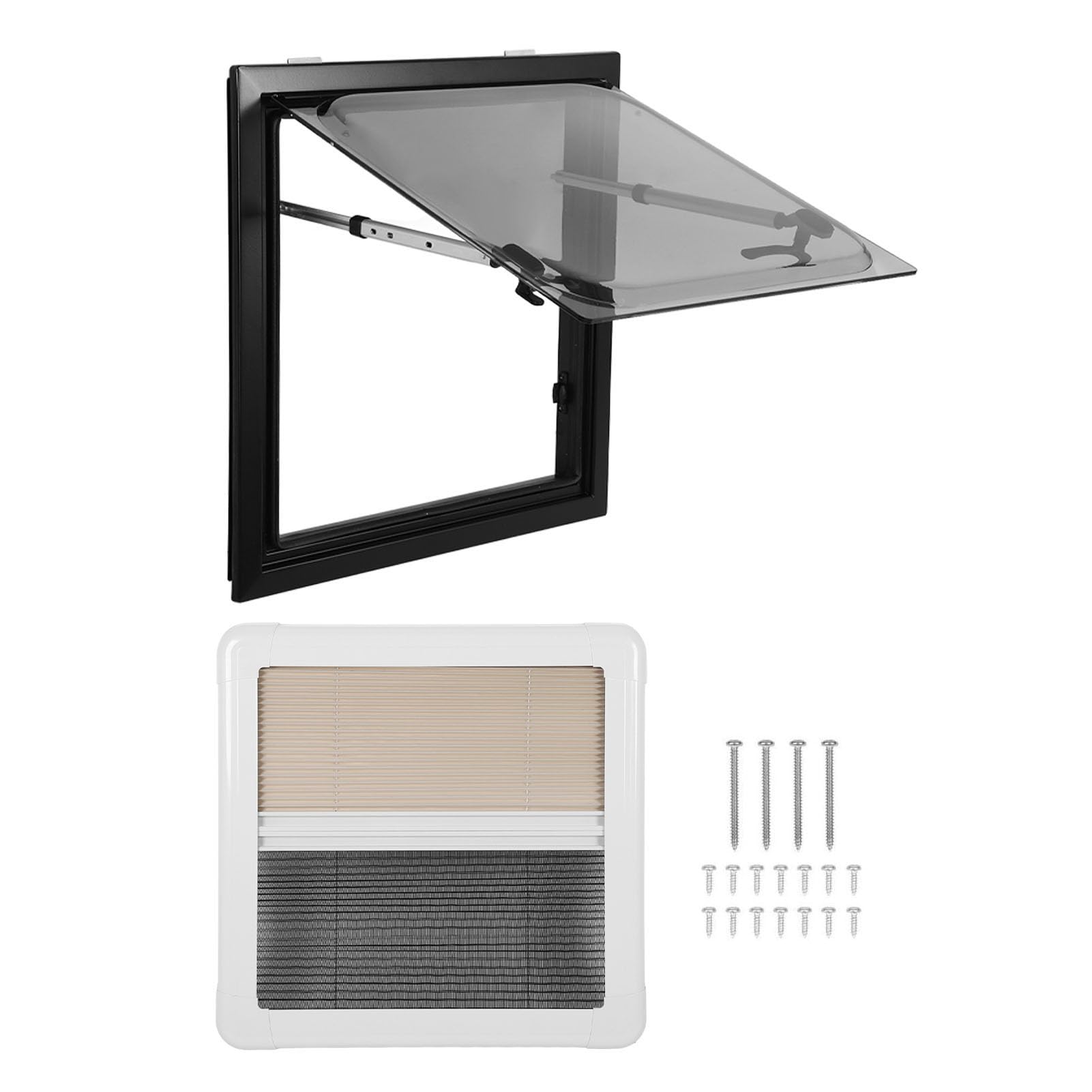 Ldafava RV -Schieben aus dem Fenster Aluminiumlegierung Rahmen Acrylglas UV blockieren wasserdicht einfach zu verwendende Griffe mit Sonnenschatten -Innenrahmen für -Anhänger 24 x 24 Ldafava RV -Schieben aus dem Fenster Aluminiumlegierung Rahmen Acrylglas UV blockieren wasserdicht einfach zu verwendende Griffe mit Sonnenschatten -Innenrahmen für -Anhänger 24 x 24 von Ldafava