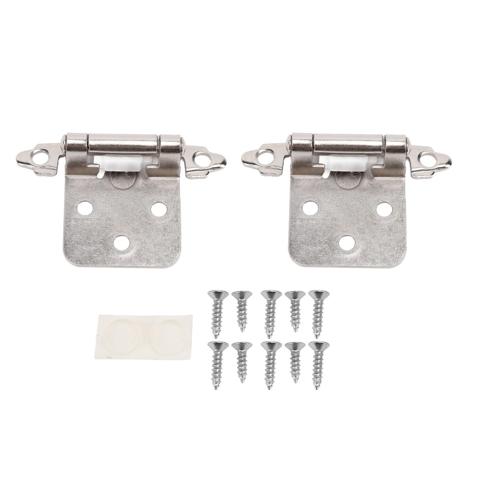 Ldafava RV -Schrankscharnier -Schließschrank Scharnier 1/2 -Zoll -Overlay -Schrankscharniere für RV -Boot Badezimmer Küche aus Stahl enthalten 2 Scharniere Schrauben Packung Kleber Punkte (Sekt) von Ldafava