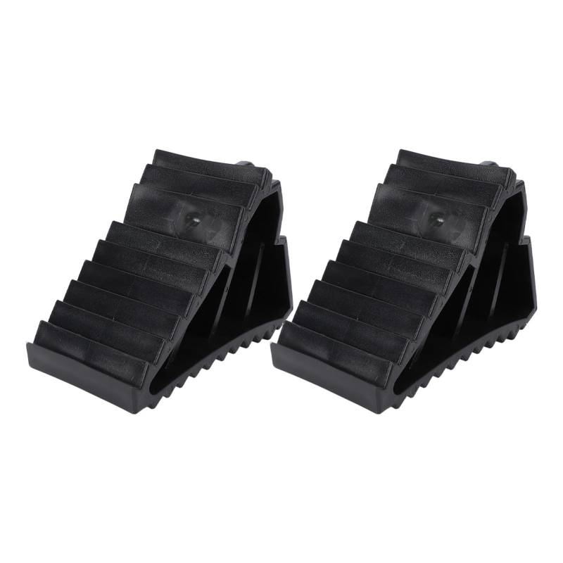 Ldafava Radschuhe Hochleistungs -Anti -Slip -Wohnmobil -Anhänger Radlauder für Wohnmobilanhänger Bootsanhänger aus wetterfestem PE -Größe 140 x 95 x 78 mm 2pcs Pack von Ldafava