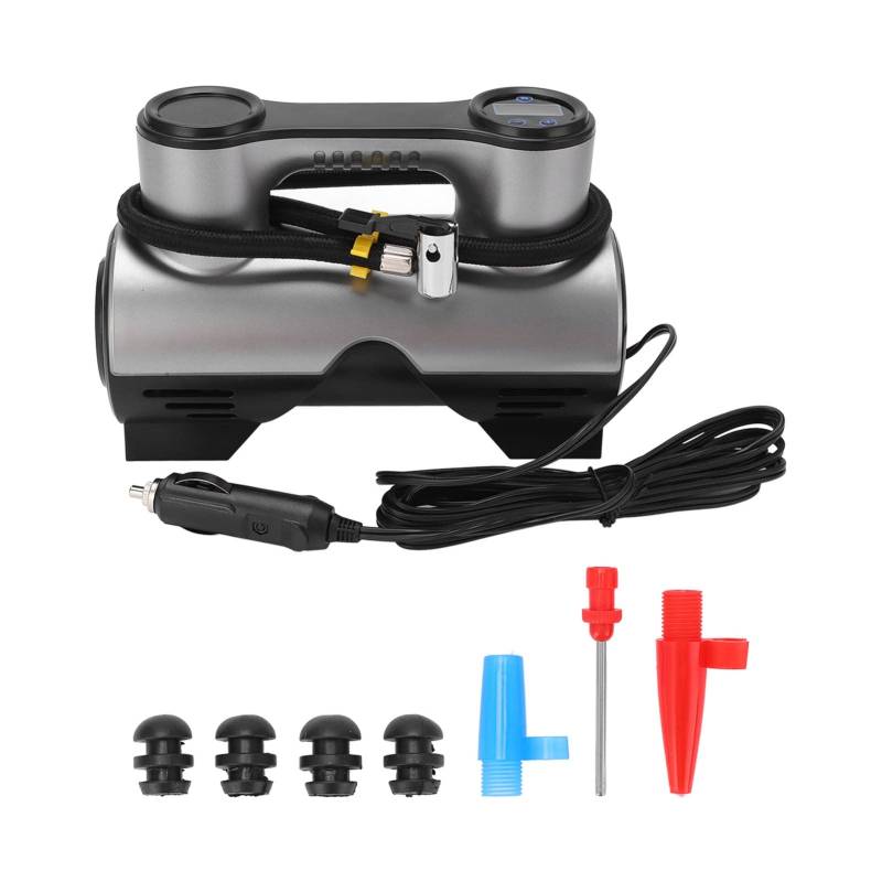 Ldafava Reifeninflator verdrahtete 12 -V -Digitalanzeige 120W 35 l/min 150psi Bright Taschenlampe Tragbarer Luftkompressor für Cars Fahrrad Pool Spielzeug aufblasbare Matratzen Sportbälle von Ldafava