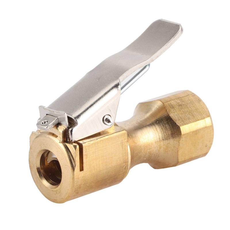 Ldafava Reifeninflatorluft Chuck Schnellklemme Inflationsstecker Schnelles Docking mit Reifen für Auto- und Motorradreifen Messingmaterial 13mm 1/4 Innengewinde von Ldafava