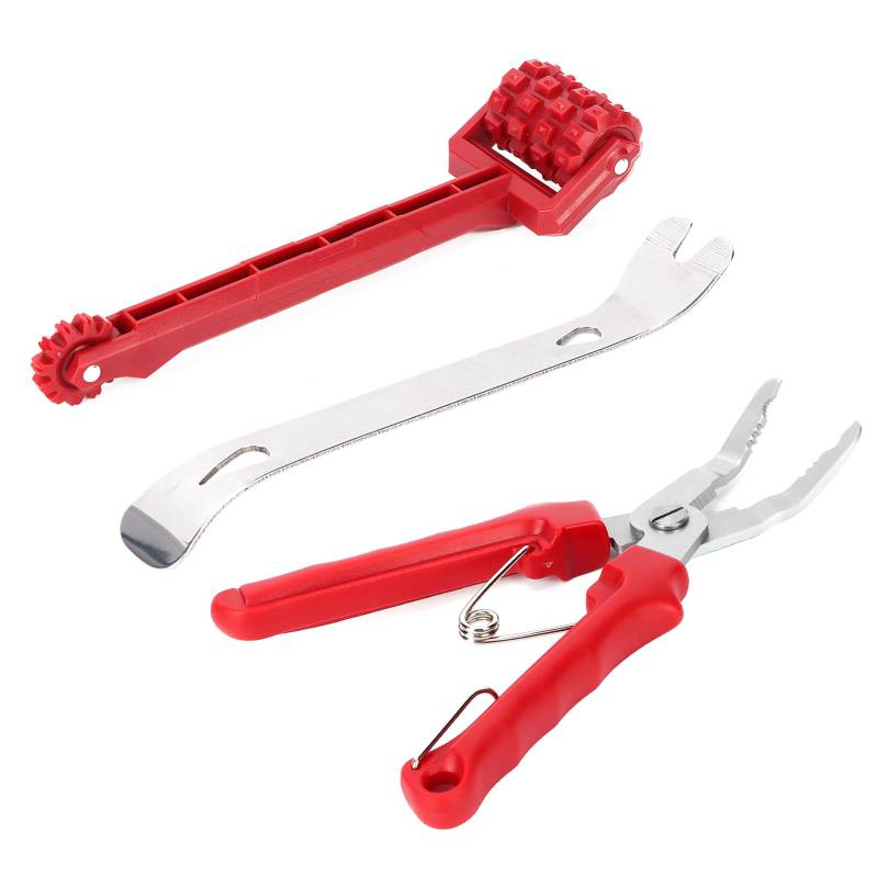 Ldafava TRIC -Entfernungswerkzeuge Ergonomisch langlebiges Auto Audio -Demontage -Kit für das Armaturenbrett -Panel Central Control Red 3PCS von Ldafava