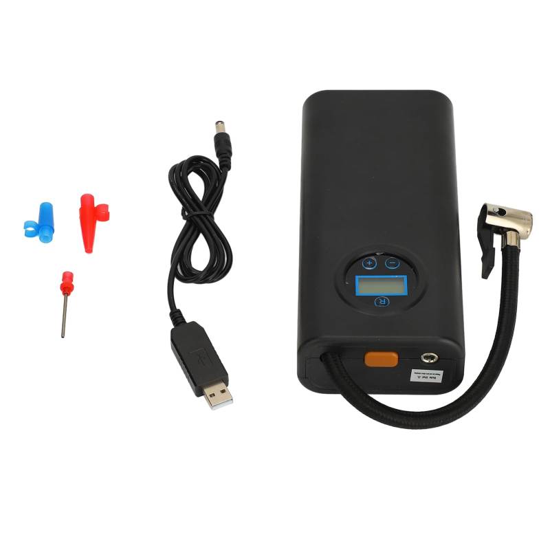 Ldafava Tragbarer Reifeninflator 120W Hochseffizienz Elektrische Luftpumpe mit LED -Digitalanzeige für Carbikes Motorräder Compact Design Langlebige Leistung von Ldafava