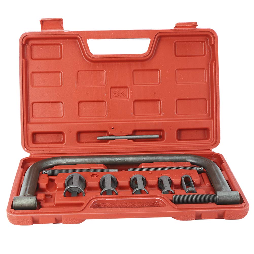 Ldafava Ventilfeder -Kompressor C Klemmservice Kit Entfernung Installationsprogramm 10pcs Set mit 5 Adaptern für Autos Motorräder ATV UTV Metalllegierung Tool von Ldafava