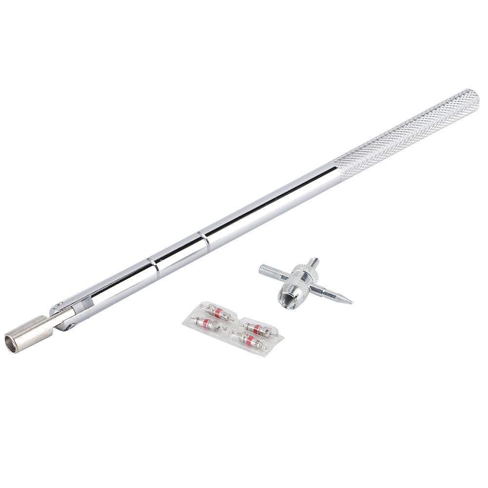 Ldafava Ventilstamm Installation Tool Puller 10.5 Zoll Auto Reifenstopfen 5 Kit Remover Reparatur Effiziente Schnappscheibe in Reifenventil -Installation und Entfernen optimaler Handling von Ldafava