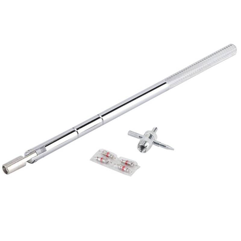Ldafava Ventilstamm Installation Tool Puller 10.5 Zoll Auto Reifenstopfen 5 Kit Remover Reparatur Effiziente Schnappscheibe in Reifenventil -Installation und Entfernen optimaler Handling von Ldafava