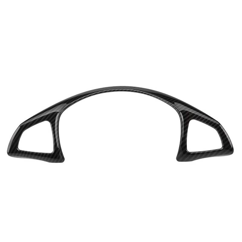 Lenkradsrahmen -Trim des Kohlenstofffaserstils Schutzhalt Dekorative Einfach Installation für C E GLC -Klasse W205 W213 x253 ABS -Material 32x10 cm 1pcs von Ldafava