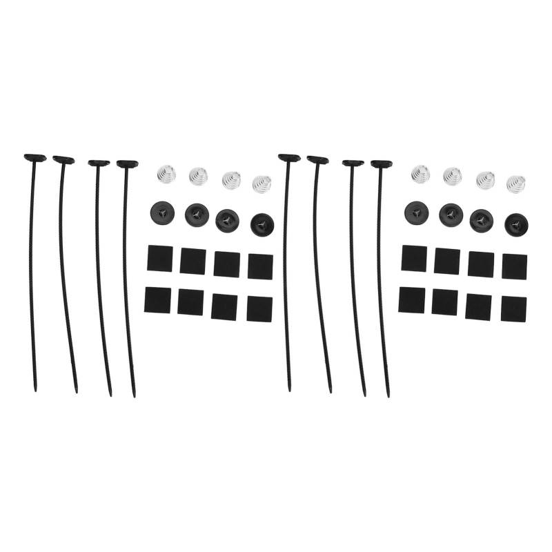 Lüfter Montage Kit Universal Dauerhaft durch Kühlerinstallation für alle Fahrzeuge Getriebekühler und Motorventilator Lüfter ABS und Metallmaterial 2 Set von Ldafava