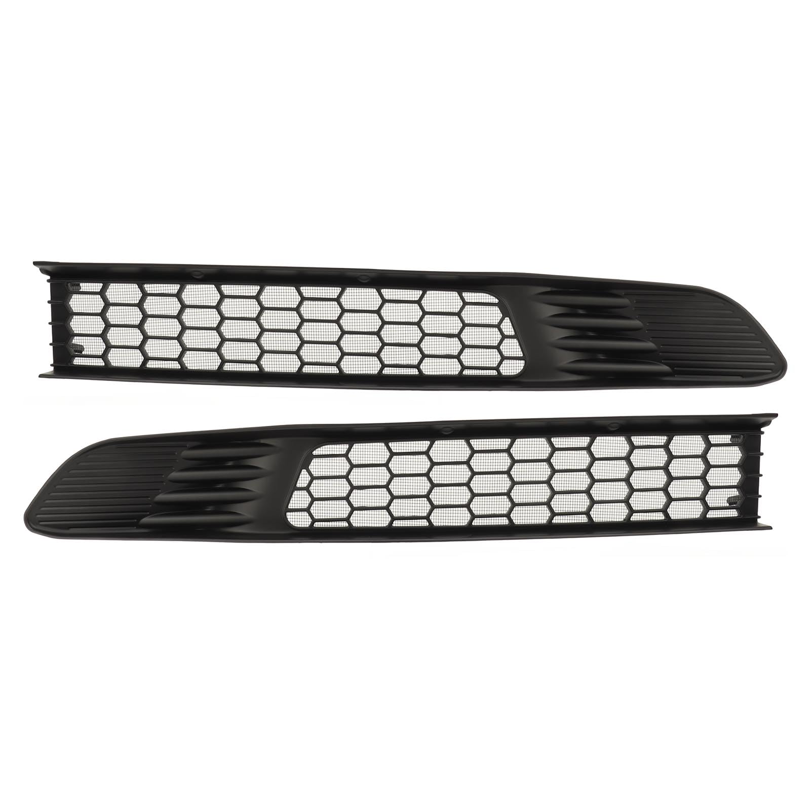 Mattes schwarzes Auto vorderen Stoßfänger Grill Split Typ Lufteinlass Kühlergrillabdeckung für Modell 3 2017-2023 von Ldafava