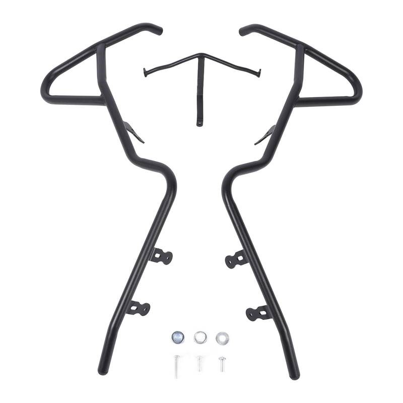 Motorcycle Highway Motor Guard Crash Bar Schwarzer Stoßstänger -Stoßfängerschutz für Xmax300 2022 2024 24 mm robuster Schutzhalt Lastable Easy Installation Stylish Design von Ldafava