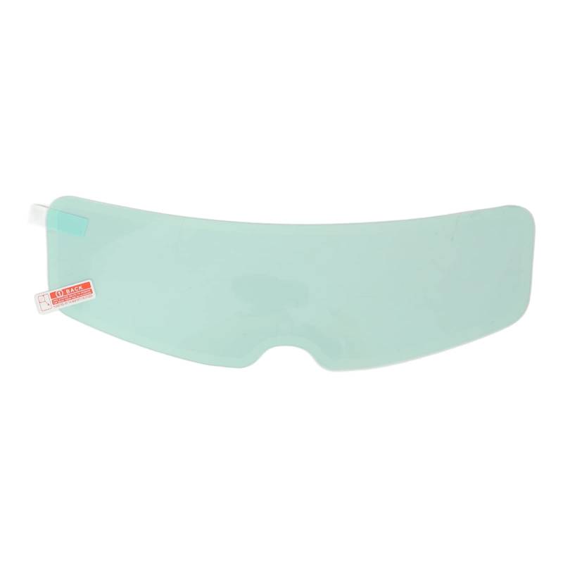 Motorrad -Helm -Objektiv Anti -Nebelfilm Regensicherer klarer Nano -Beschichtungsaufkleber 24,5 cm Universal Protective von Ldafava