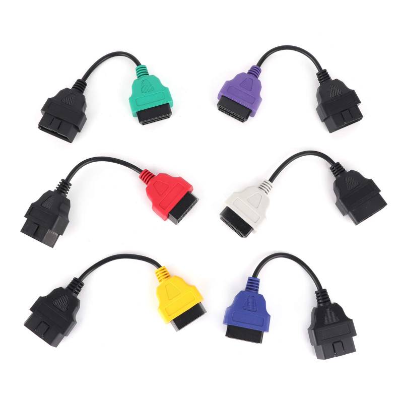 OBD2 -Anschluss Auto Diagnose Kabel Multi -funktionales Adapter -Kit für Lancia 6 Farbe ABS DC 12V von Ldafava