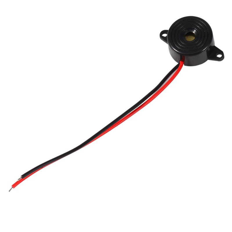 Piezo Summer 3-24V, 85dB Elektronischer Alarmton Summer Mit Kontinuierlichem Ton, 100mm Kabellänge, Ideal Für Türsummer, Sicherheitsalarme Und Elektronische Projekte von Ldafava