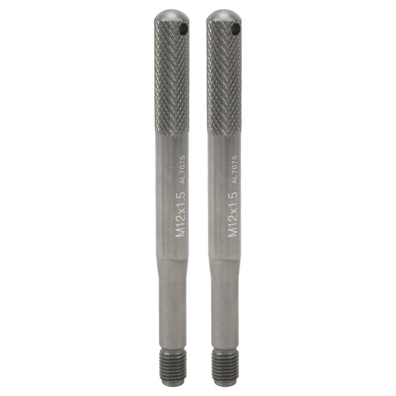 Radausrichtungsnadel hohe Härte Kee resistent rostfeste Randstift Pilotstift für Auto Reifenpositionierungswerkzeuge Saab PSA -Fahrzeuge Luftfahrt Aluminiumlegierung 7075 2 Teile (M12*1,5) von Ldafava