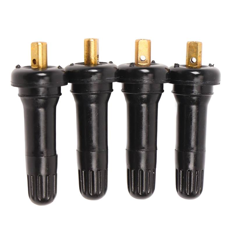 Reifenventilstiel -Reifendrucksensorventilstamm -Schnappschreiber im Reifventilstiel -Leckdosendesign Haltbarer Gummimetallmaterial Ersatz für -Reifendrucksensor 4pcs von Ldafava