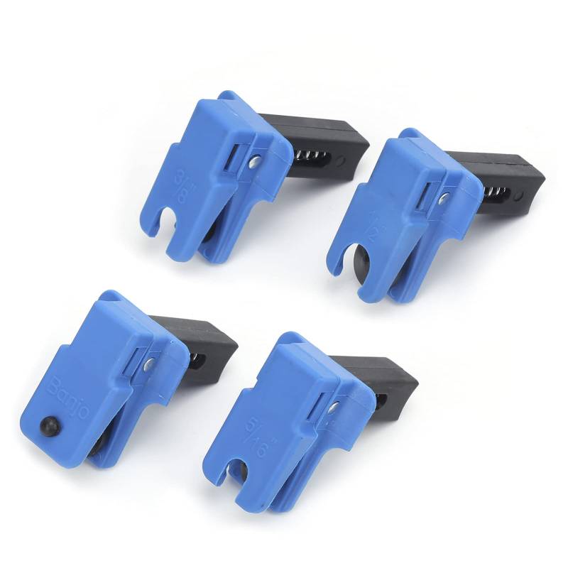 Rohrklemme Bremsdüse Clip Auto Schlauch Clip vertikales Auto Reparatur -Zubehör -Zubehör für mehrere Größe ABS -Material 4pcs von Ldafava