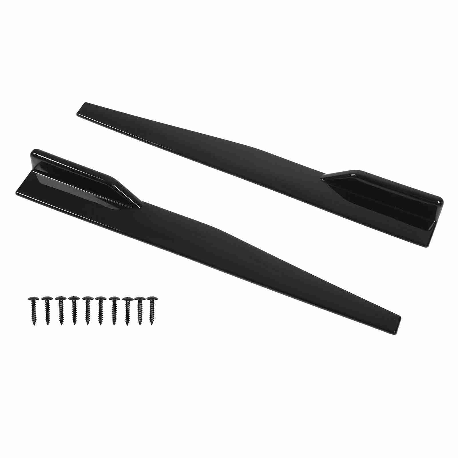 Seitenrockspoiler glänzend schwarz reduzieren Luftwiderstand Universal Passform für Autos A3 ACCIPIC ABS Material 860 mm Länge 2pcs Paket Seitenrockspoiler glänzend schwarz reduzieren Luftwiderstand Universal Passform für Autos A3 ACCIPIC ABS Material 860 mm Länge 2pcs Paket von Ldafava