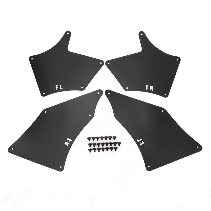 Splash Guards Liner Shields Eva Gummi Langlebiger vordere Linke rechte Radkugel Liner für Tacoma 2005 bis 2020 Black 4pcs Set Set für Tacoma 2005 bis 2020 von Ldafava