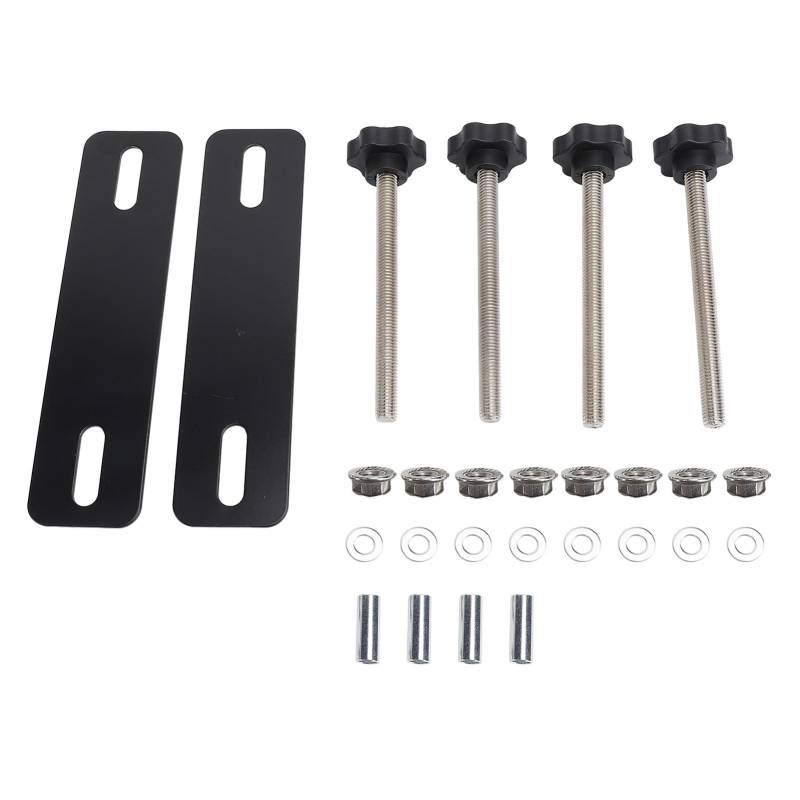 Traction Board Mount Pin Kit Metall Crack Widerstand Erholungsbrettmontagnaim für 4,72 bis 6,69 Zoll Lochabstand Universal Traction Board Montage Kit für Offroad -Fahrzeuge von Ldafava