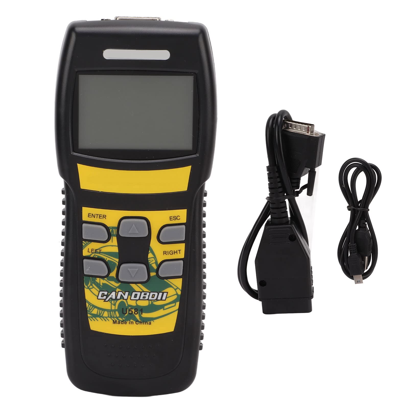 U581 OBD2 -Scanner Erweitertes Auto Diagnosewerkzeug mit LCD -Bildschirm für alle Autos und leichten LKWs von 1996 Plastik U581 OBD2 -Scanner Erweitertes Auto Diagnosewerkzeug mit LCD -Bildschirm für alle Autos und leichten LKWs von 1996 Plastik von Ldafava