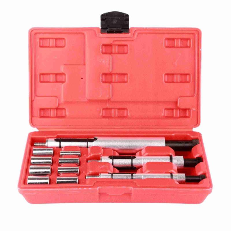 Universal Clutch Alignment Tool Kit Professionelle Genauigkeit Kupplungskupplungs -Antriebsplatte Reparaturwerkzeug für Fahrzeugwartung Metallmaterial 11pcs Set Set von Ldafava