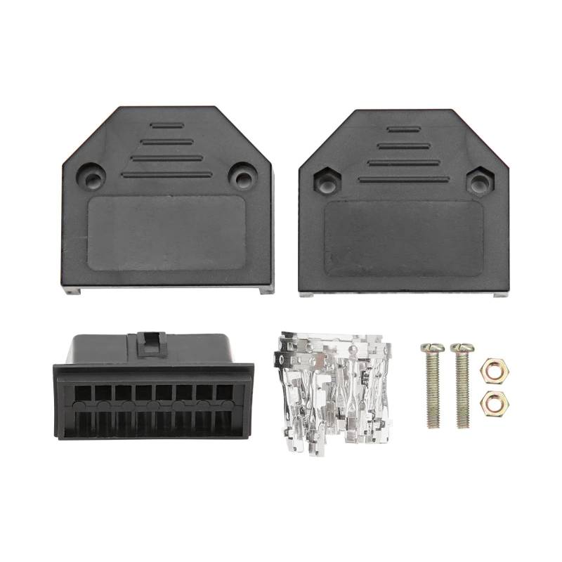 Universeller OBD2 Männlicher Stecker Premium -Qualität 16Pin -Stecker -Adapter für CAR Diagnose Scan Tools ABS Legierung Material von Ldafava