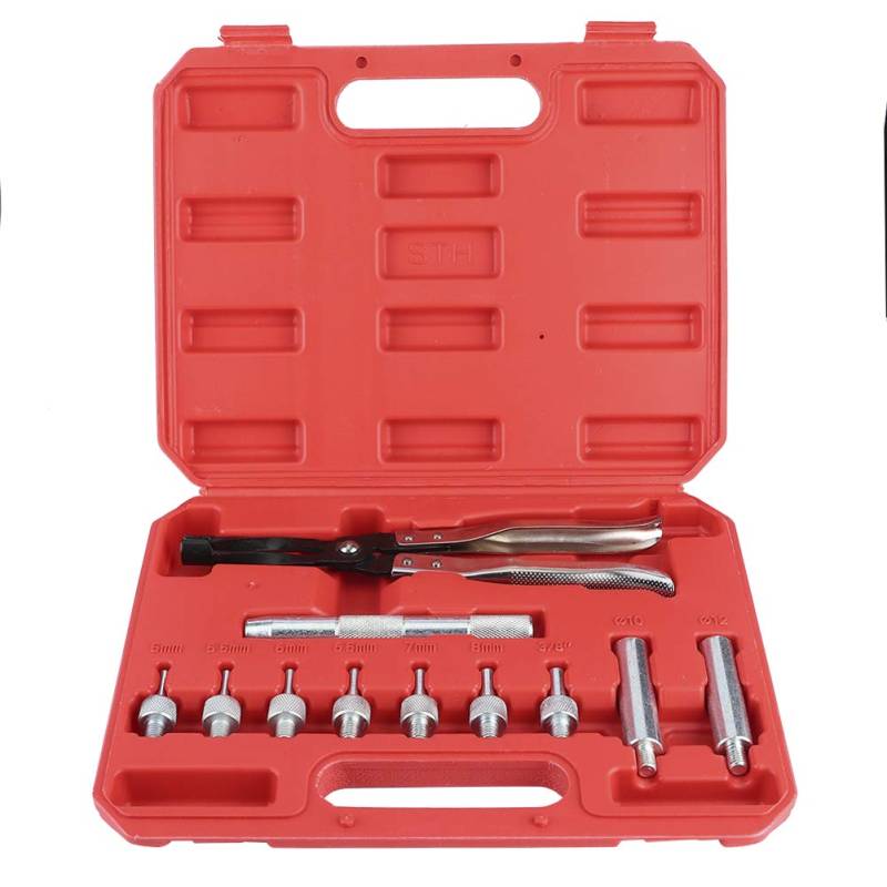 Ventilstamm Seal Zange Kit Hochwertige Legierung Langzeitgriff Langlebig ergonomisches Design für Automobilreparaturwerkzeuge Professionelle Mechanik Overhead Nockenwellenmotoren von Ldafava