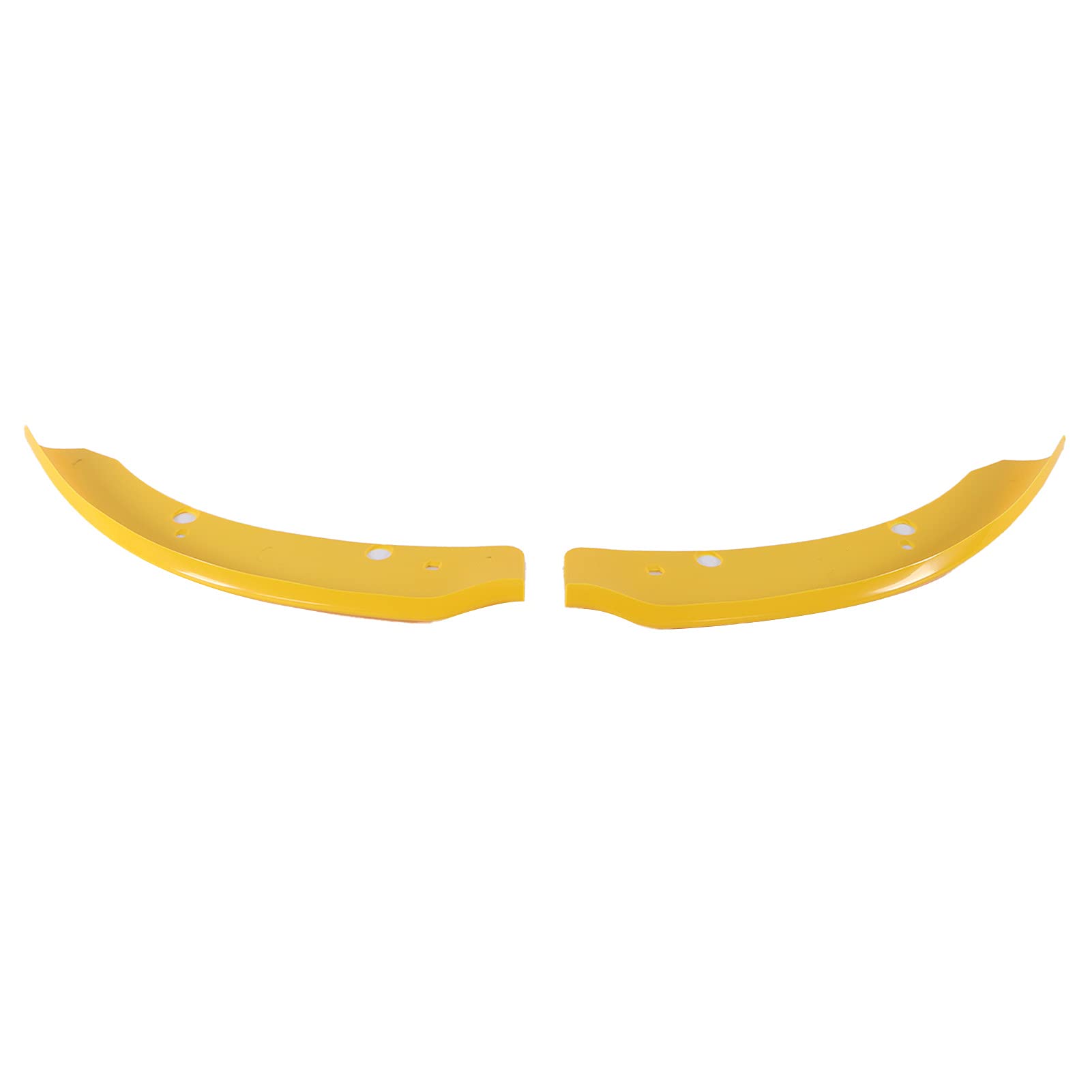 Vordere Stoßfänger Lippenschutzprotektor Hochwertige ABS -Material einstellbare aerodynamische Abtriebsverstärker für 2015 2019 Yellow 2PCS Vordere Stoßfänger Lippenschutzprotektor Hochwertige ABS -Material einstellbare aerodynamische Abtriebsverstärker für 2015 2019 Yellow 2PCS von Ldafava