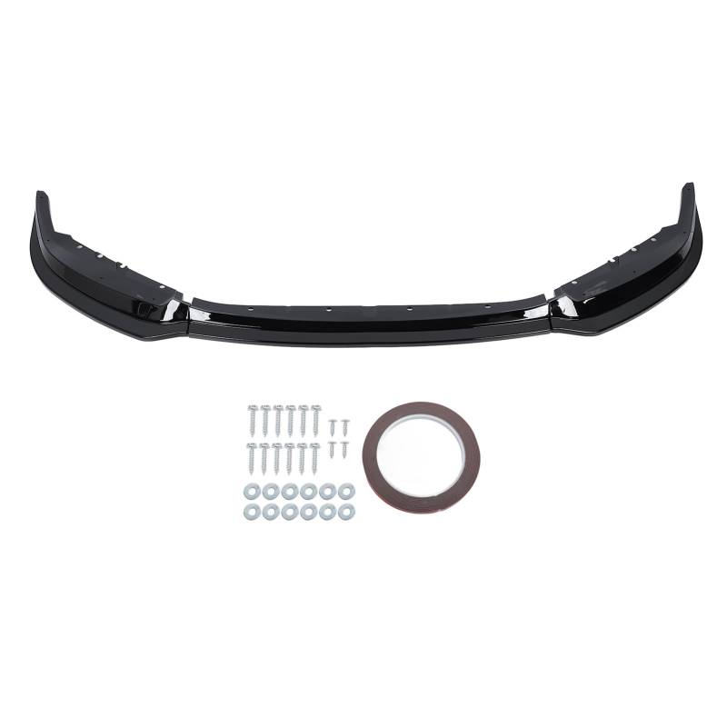 Vordere Stoßfänger Lippenspoiler Splitter Sporty Style ABS Material Enhanced Erscheinungsbild Verbesserte Leistung Easy Installation für 2 Serien M2 G87 2023 und später 3pcs Set (Helles Schwarz) von Ldafava