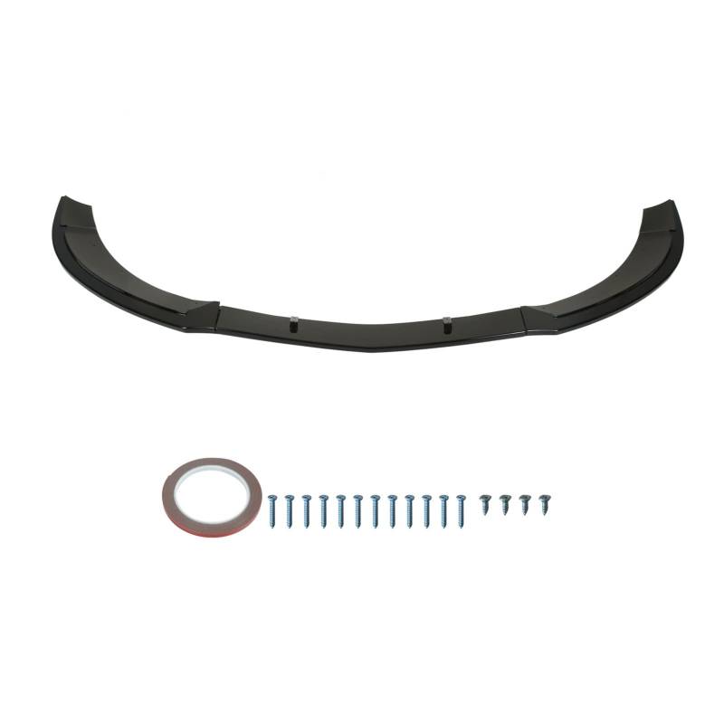 Vordere Stoßfänger Lippenwagen Front Diffusserspoiler Ersatz Premium Abs Kunststoff 3 Stcs Set für Cla Klasse C117 AMG LINE CLA45 2013 2015 (Helles Schwarz) von Ldafava