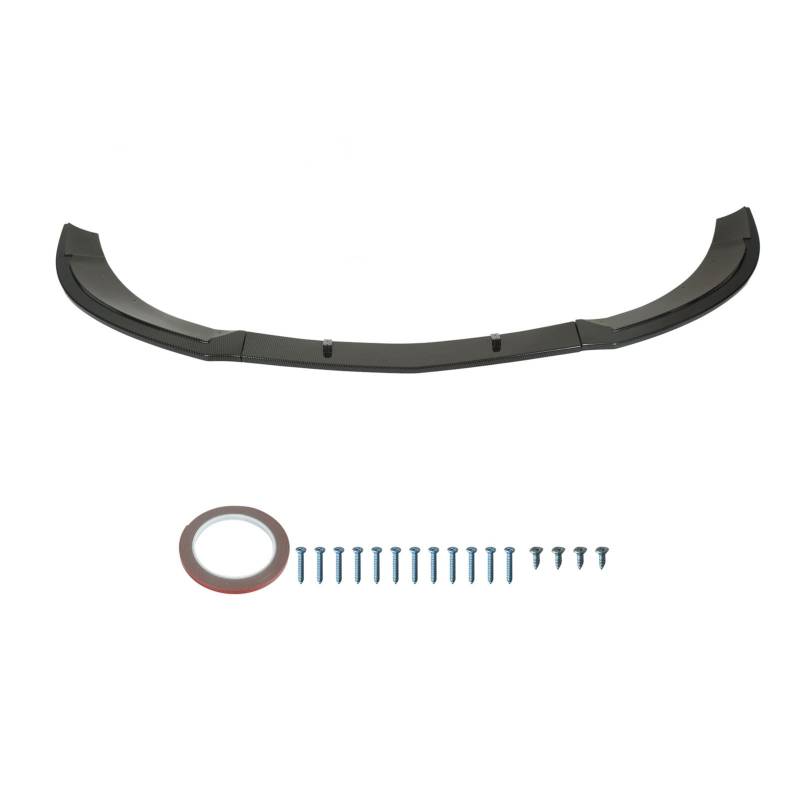 Vordere Stoßfänger Lippenwagen Front Diffusserspoiler Ersatz Premium Abs Kunststoff 3 Stcs Set für Cla Klasse C117 AMG LINE CLA45 2013 2015 (Kohlefaserstil) von Ldafava