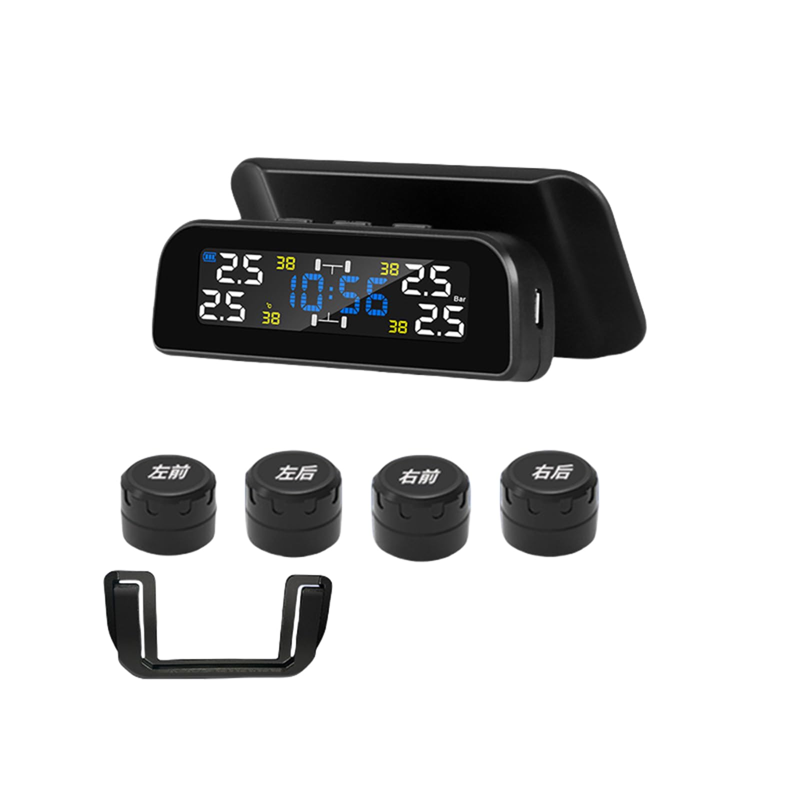 Ldbuejiaja Auto-Solarenergie-Reifendrucksysteme mit 4-Rad-Reifensensoren und akustischen Warnungen für sicheres Fahren Ldbuejiaja Auto-Solarenergie-Reifendrucksysteme mit 4-Rad-Reifensensoren und akustischen Warnungen für sicheres Fahren von Ldbuejiaja