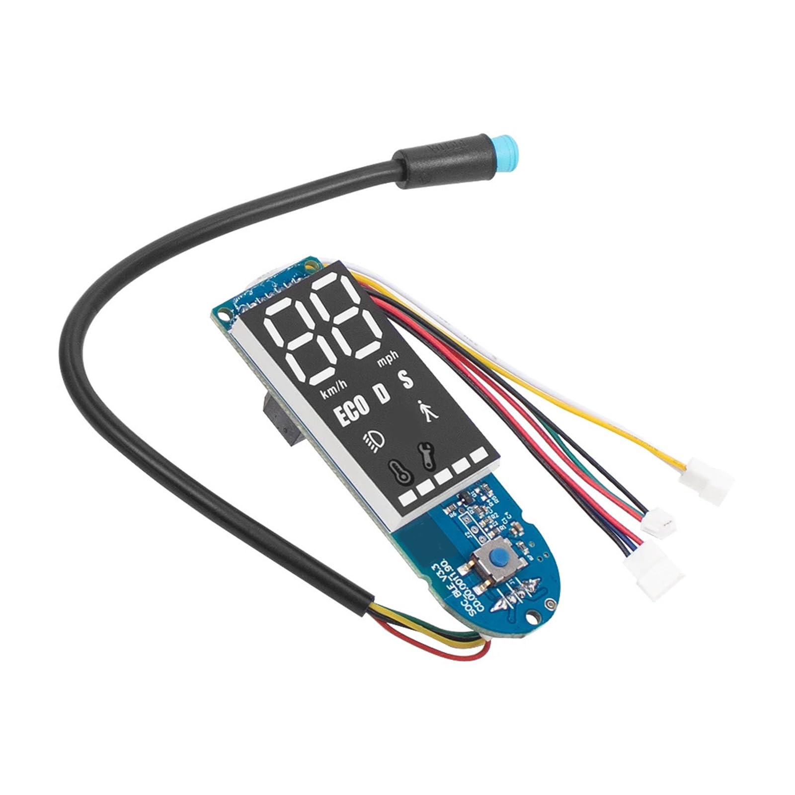 Ldbuejiaja Fortschrittliches LCD-Display, Bedienfeld, Messgerät, Instrumenten-Armaturenbrett für F20 F25 F30 Elektroroller mit Echtzeit Ldbuejiaja Fortschrittliches LCD-Display, Bedienfeld, Messgerät, Instrumenten-Armaturenbrett für F20 F25 F30 Elektroroller mit Echtzeit von Ldbuejiaja
