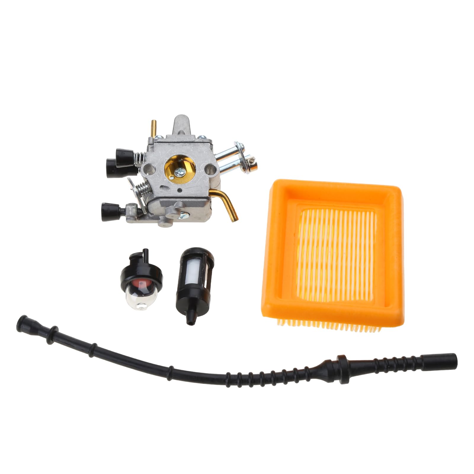 Vergaser für FS400, FS450, FS480, Rasentrimmer, Motorsense mit Linienfilter, Primerbirne, Zubehör Vergaser für FS400, FS450, FS480, Rasentrimmer, Motorsense mit Linienfilter, Primerbirne, Zubehör von Ldbuejiaja