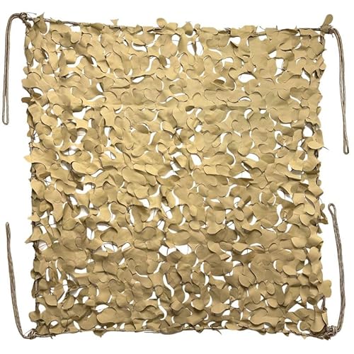 Tarnnetz, militärisch, verstärkt, sandfarben/beige, hochwertig, Sonnenschutz & Sonnensegel, UV-Schutz, Terrasse, Pergola, Garten, Jagd, Airsoft, Deko, strapazierfähig, langlebig, 3 x 4, 3 x 5 cm Tarnnetz, militärisch, verstärkt, sandfarben/beige, hochwertig, Sonnenschutz & Sonnensegel, UV-Schutz, Terrasse, Pergola, Garten, Jagd, Airsoft, Deko, strapazierfähig, langlebig, 3 x 4, 3 x 5 cm von Le Filet de Camouflage
