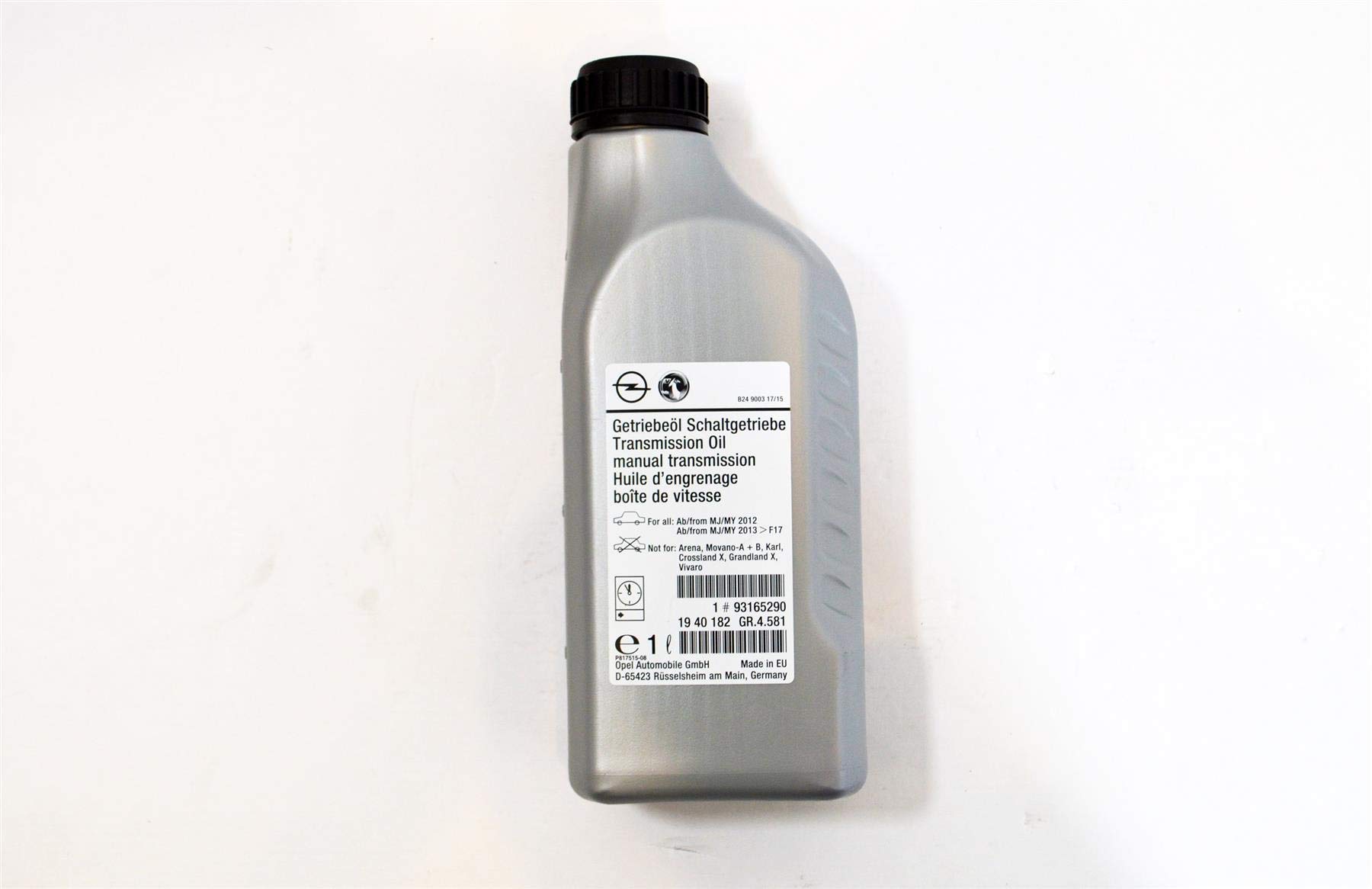 LSC 93165290 Getriebeöl SAE75 W85, 1 l LSC 93165290 Getriebeöl SAE75 W85, 1 l von Opel