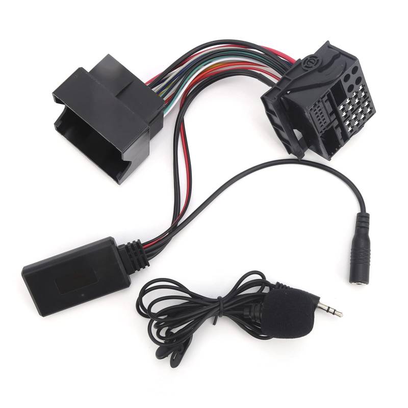 Leapiture 12-poliger Bluetooth 5.0 Aux Audio Adapter Autoradio-Anschluss Mit Mikrofon 59,1 Zoll Kabel Passend Für Opel CD30 CDC40 CD70 von Leapiture