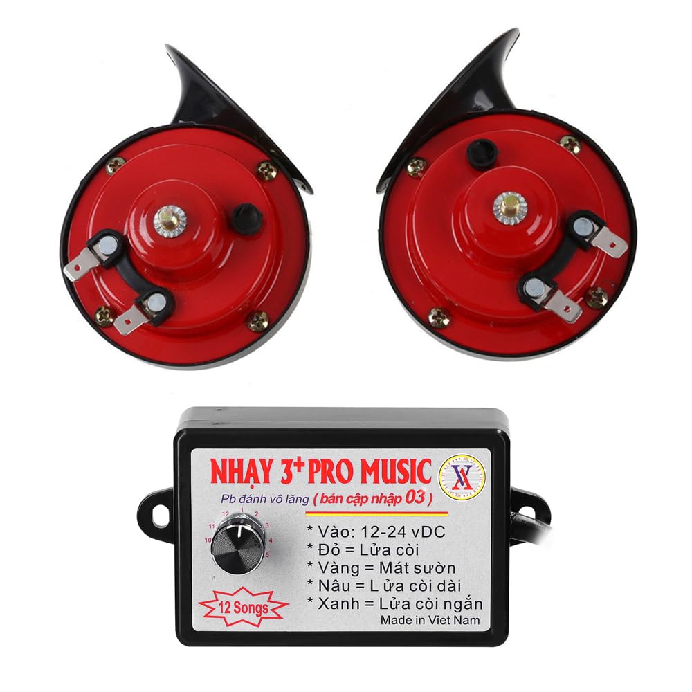 2pcs laute elektrische Schneckenhorn 12 V Doppelton -Auto Hornhorn -Horn -Kit hohe Tiefe Autohorn mit 12 Sounds Horn Controller 2pcs laute elektrische Schneckenhorn 12 V Doppelton -Auto Hornhorn -Horn -Kit hohe Tiefe Autohorn mit 12 Sounds Horn Controller von Leapiture