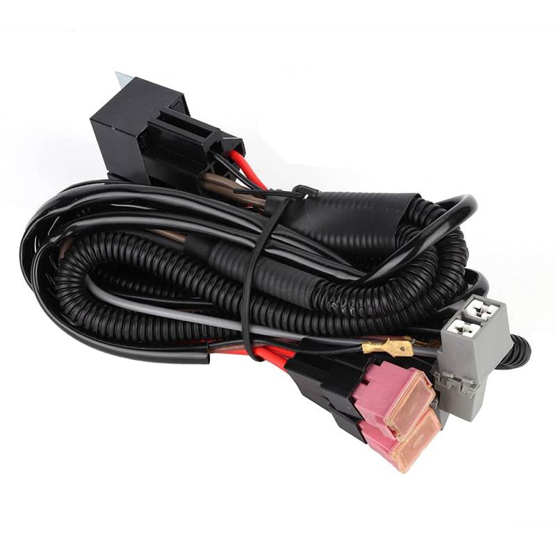 H1/H7-Halogen-Scheinwerfer-Kabel, Scheinwerfer-Relais-Kabelbaum, IP46-Halogen-Scheinwerfer-Konvertierungskabelbaum Für Auto von Leapiture