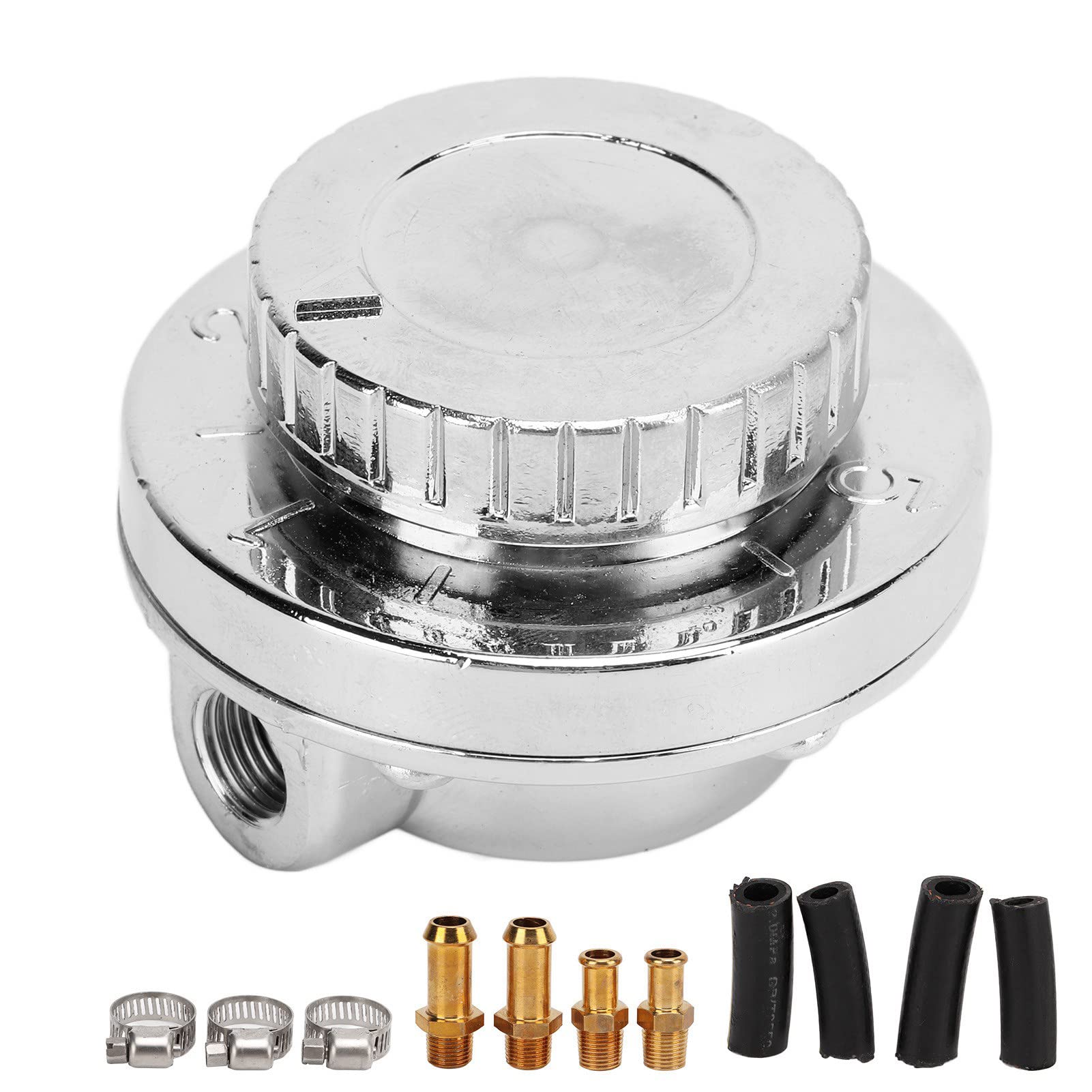 Leapiture Kraftstoffdruckregler-Kit Einstellbarer Kraftstoffdruckregler-Kit Universal-Kraftstoffdruckregler Einstellbarer für Vergasermotoren Leapiture Kraftstoffdruckregler-Kit Einstellbarer Kraftstoffdruckregler-Kit Universal-Kraftstoffdruckregler Einstellbarer für Vergasermotoren von Leapiture