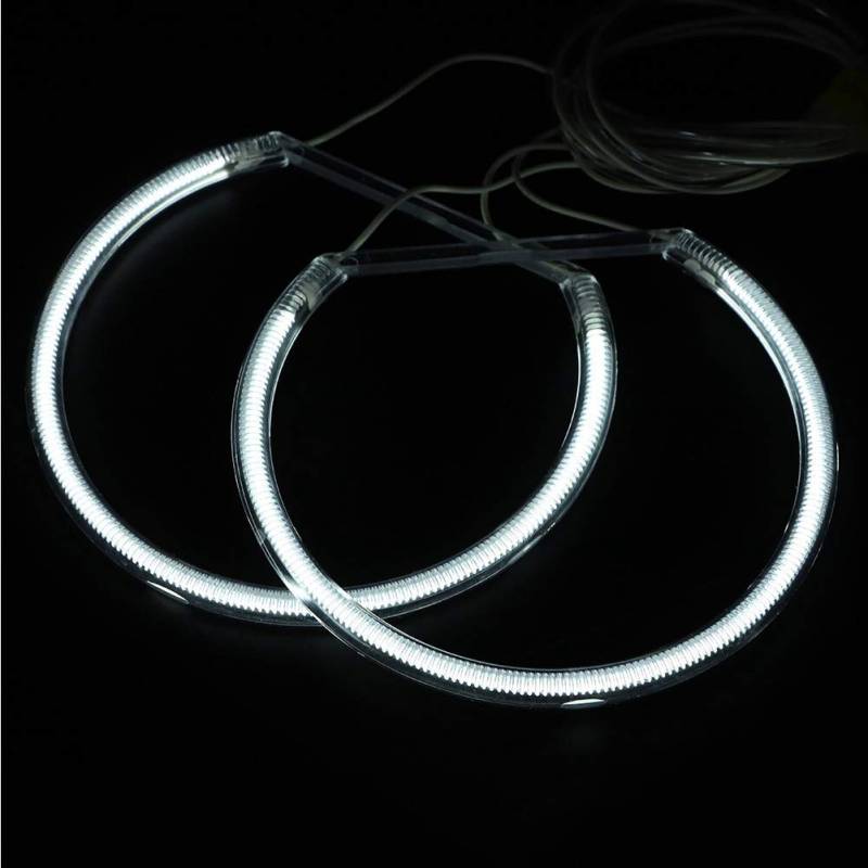 Leapiture Angel Eyes Car CCFL Angel Eyes Halo Ringe, weißes Licht, hohe Helligkeit, für E46-Modelle von Leapiture
