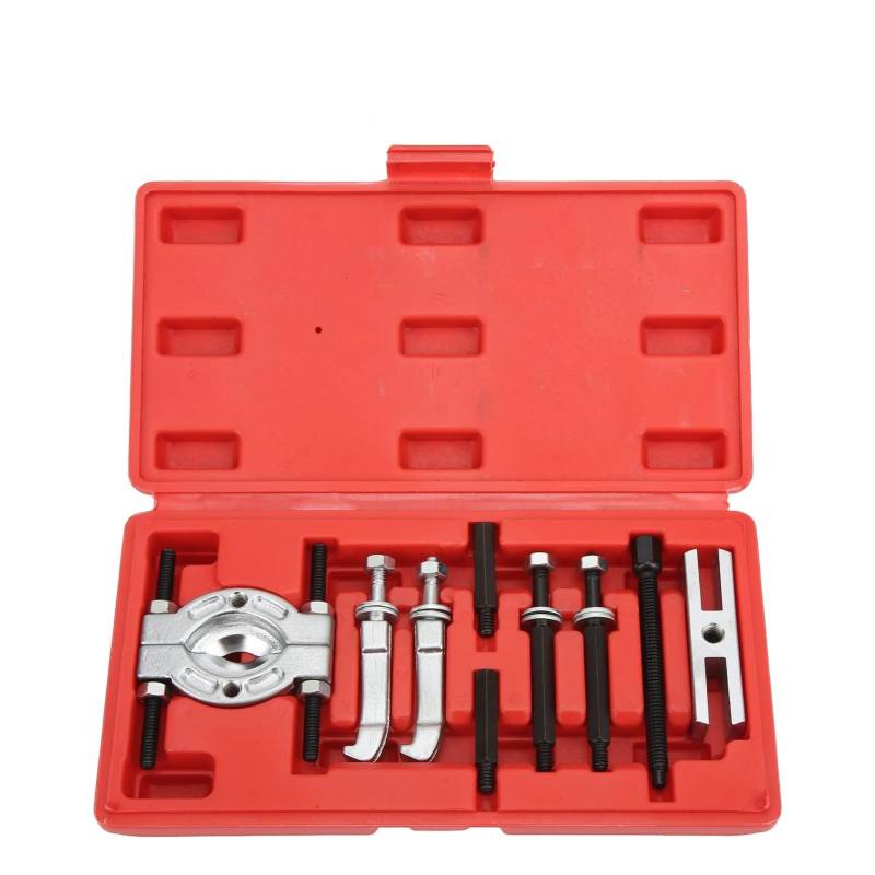 Leapiture Lagertrenner-Abzieher-Set, 9-teiliges Lagertrenner-Abzieher-Set, tragbares Werkzeug-Set zum Entfernen von Lagern, Metall-Lagersplitter von Leapiture