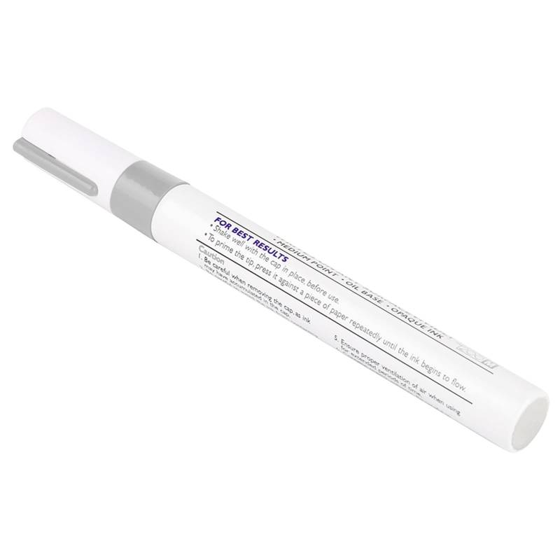 Leapiture Plit 1 PCS Auto Penile Reifen Farbe Stift Mark Pens Reifen Farbe Farbe Öl Basis Reifen Seitenwand Lackier Stift Mehrfarbig für Automobil (Silber) von Leapiture