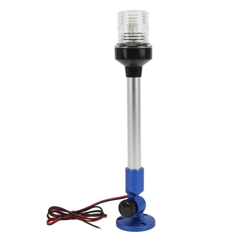 Marine-Navigations-Ankerlicht LED-Navigations-Ankerlicht 2nm IP66 Wasserdicht Herunterklappbare Rundum-360°-Boots-Hecklampe Geeignet für Yachten Marines(Blau) von Leapiture
