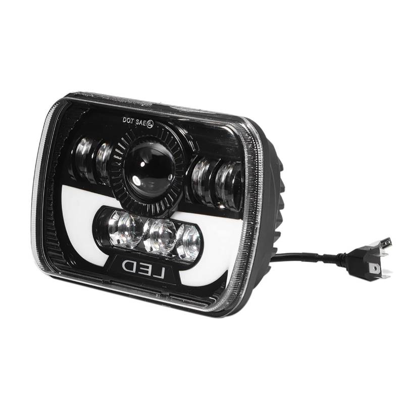Leapiture 12,7 x 17,8 cm 90 W Universal-Autoscheinwerfer, LED-Scheinwerfer, Fernlicht, Abblendlicht, wasserdichte Scheinwerfer-Umwandlung von Leapiture