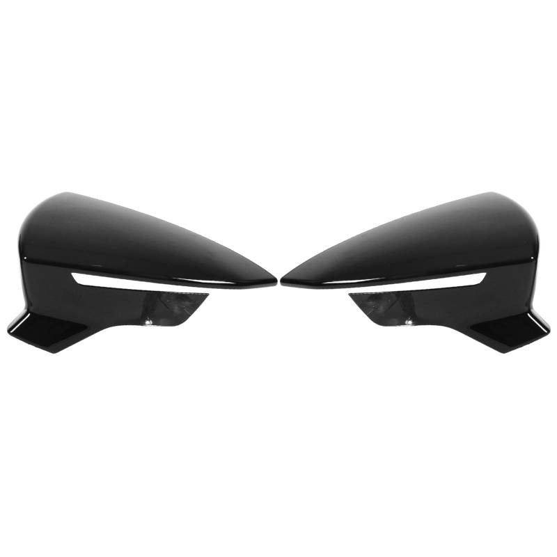 Verkleidung Außenspiegelabdeckung Türspiegelkappe Paar Rückspiegel-Schutzabdeckungen Ersatz für SEAT Leon Mk3 5F ST FR Cupra 2013-2019 (hellschwarz) von Leapiture