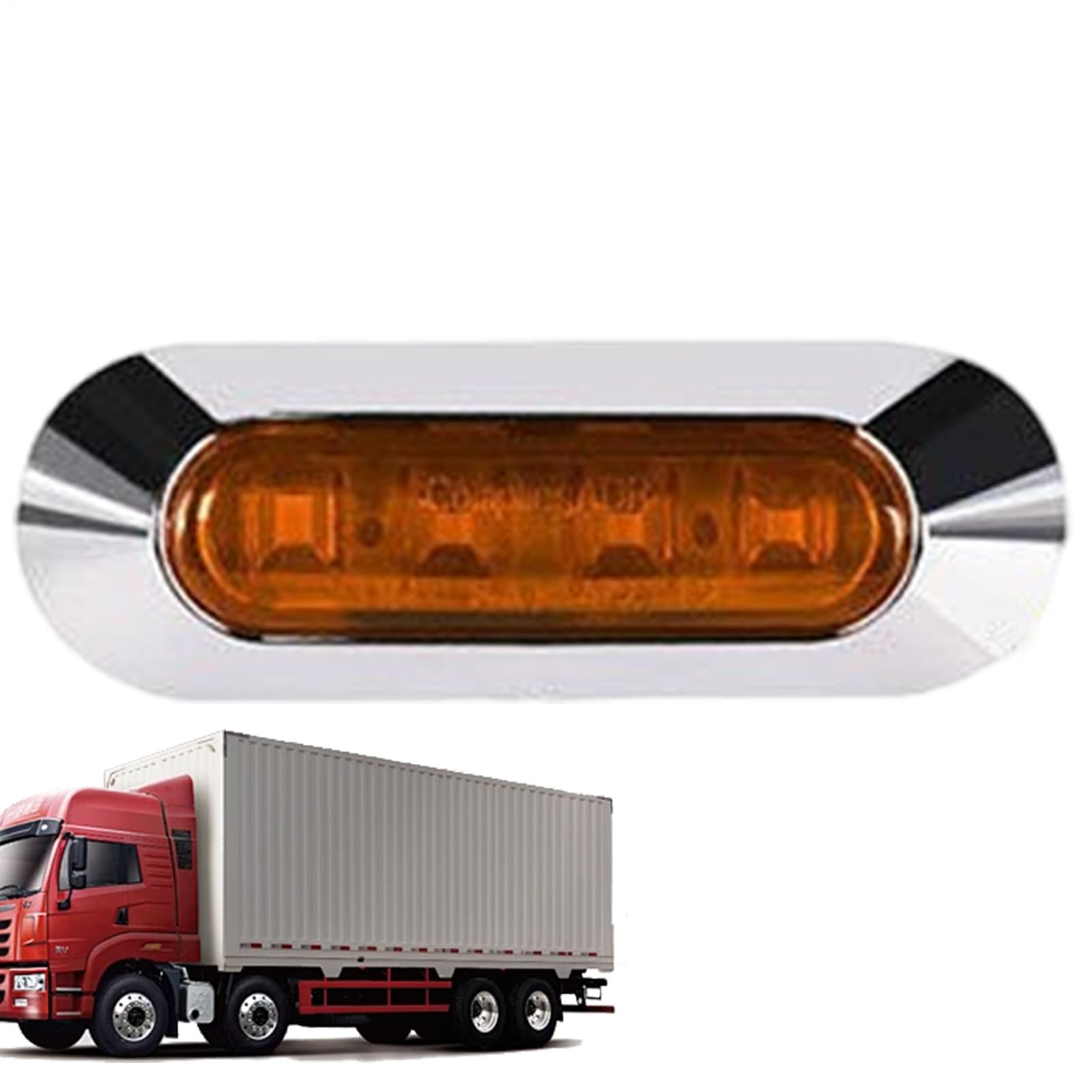 LED Seite Marker - Anhänger Marker Lichter für LKW, Light Amber Marker | Beleuchtung des hinteren Seitenmarkierers, LKW-Kabinenmarkierungsleuchten, VR-Markierungslicht LED Seite Marker - Anhänger Marker Lichter für LKW, Light Amber Marker | Beleuchtung des hinteren Seitenmarkierers, LKW-Kabinenmarkierungsleuchten, VR-Markierungslicht von LearnLyrics